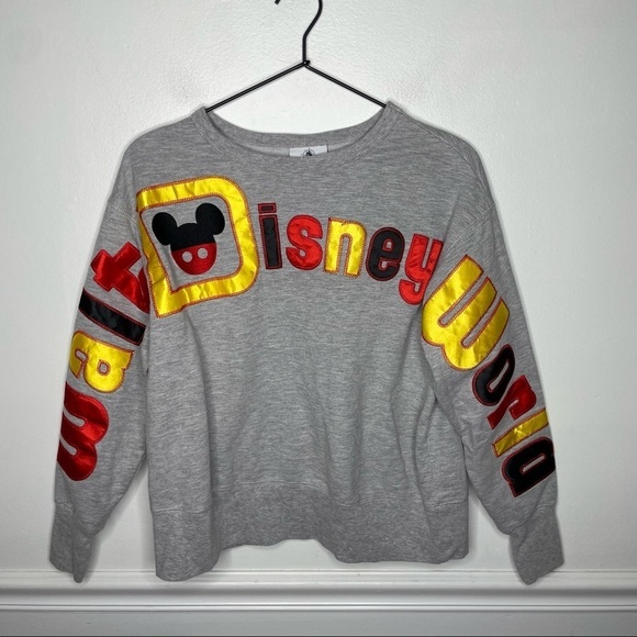 Walt Disney World Disney Parks Mickey Mouse Patched Pullover - Picture 5 of 8